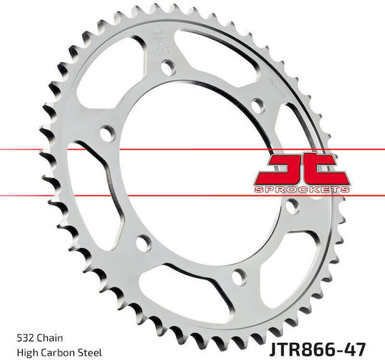 JT Sprockets Заден зъбен колело 47 Зъби за Yamaha GTS 1000 - ГТС 1000 / YZF 1000 R Тъндерейс