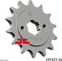 JT Sprockets Vorderes Ritzel 14 Zähne für Honda VT (Verkaufstest) / XL 125 V Varadero / XR