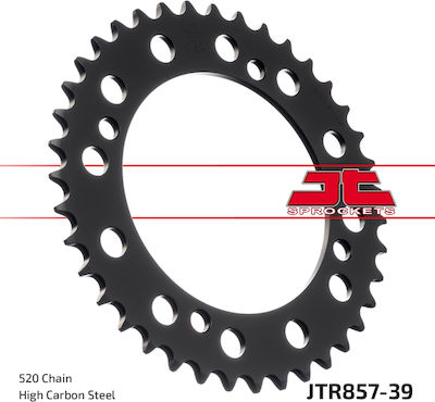 JT Sprockets Γρανάζι Πίσω 39 Δοντιών για Yamaha XT 600