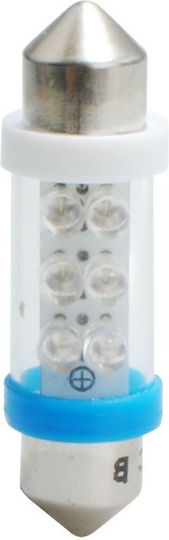 M-Tech Λάμπα Αυτοκινήτου C10W / C5W LED Μπλε 12V 0.37W