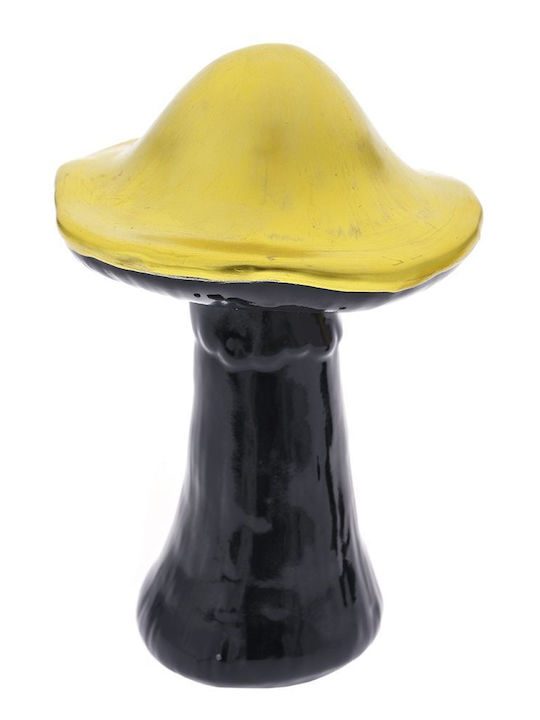 Iliadis Christmas Ceramic Figure Mushroom Black Height 15cm 4pcs