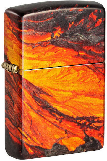 Zippo Brichetă Flacără Rezistent la vânt Lava Flow Design
