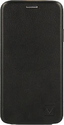 Vennus Flexi Elegance Synthetic Leather Vertical Flip Black (iPhone 14 Pro)