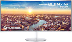 Samsung C34J791WTP 34" Ultrawide QHD 3440x1440 VA Curved Monitor with 4ms GTG Response Time