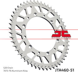 JT Sprockets Pinion spate 51 Dinți pentru Kawasaki KLX 250 / KXF 125