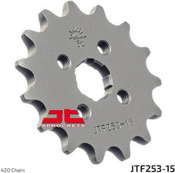 JT Sprockets Γρανάζι Μπροστά 15 Δοντιών για Honda GLX / Innova 125