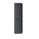 Martin Smile Wall Hung Cabinet Matte Lacquer Bathroom Column Cabinet L33.6xD35xH138cm Anthracite