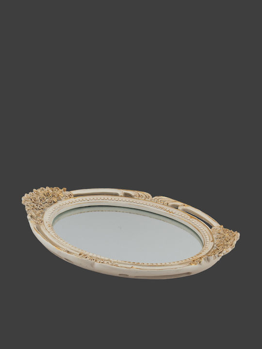 La Vista Wedding Tray made of Wood Beige 1pcs