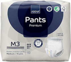 Abena Pants Premium Scutece Tip Chiloți Mediu 15 Bucăți