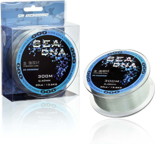 Sim Engineering Sea DNA Πετονιά Ψαρέματος Πράσινη 300m / 0.30mm