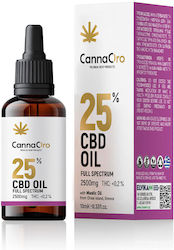 CannaOro Full Spectrum With Mastic Oil Hemp Oil Drops 2500mg with 25% CBD 10ml
