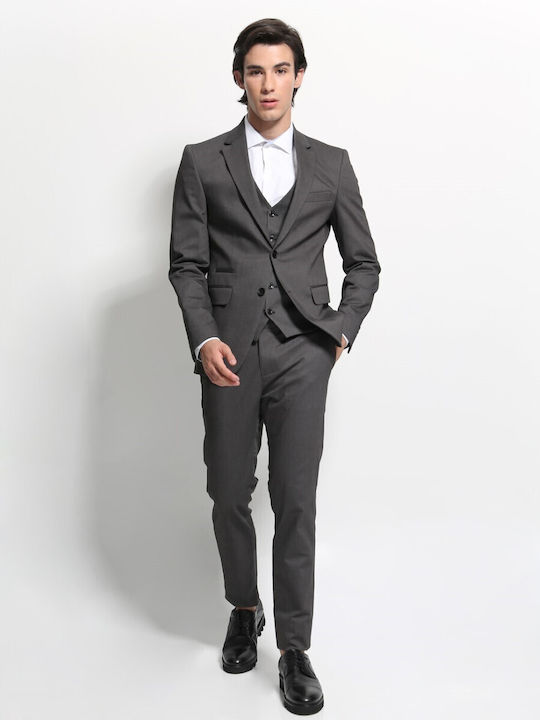 Tresor Men's Suit Jacket Gray