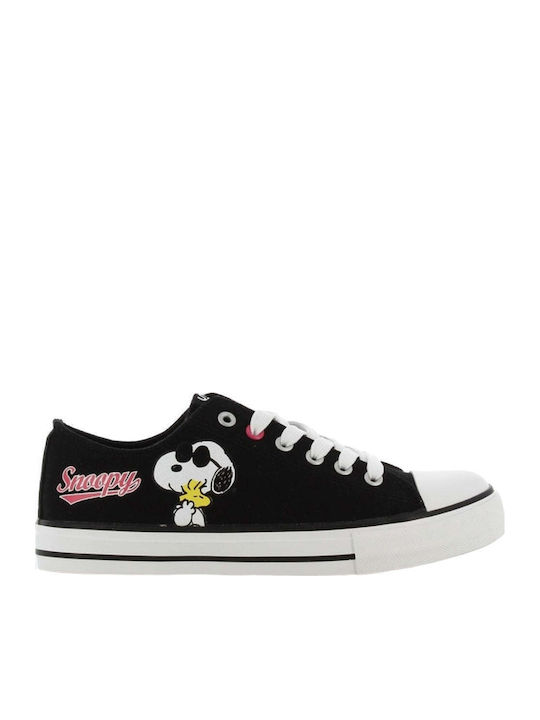 Snoopy Peanuts Детски маратонки Low Черни