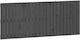 vidaXL Wooden Bed Headboard Gray 147x60cm