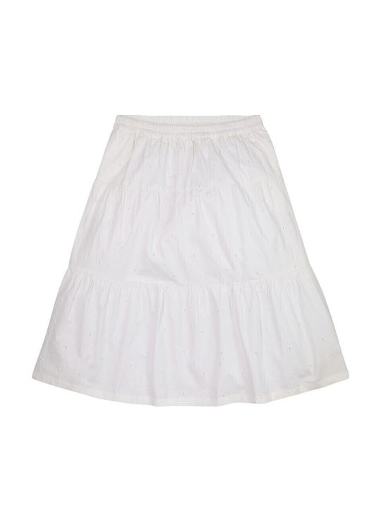 Kids' Skirt Monochrome White