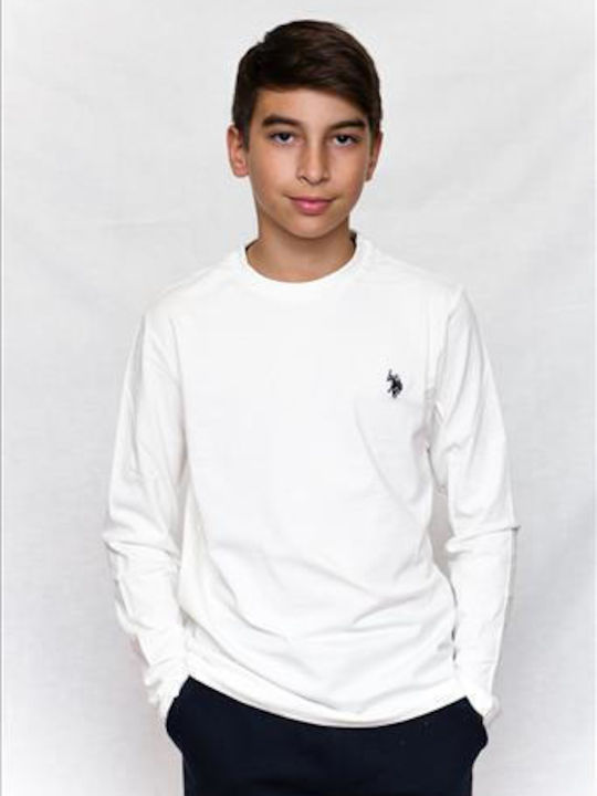 U.S. Polo Assn. Kids Blouse Long Sleeve White