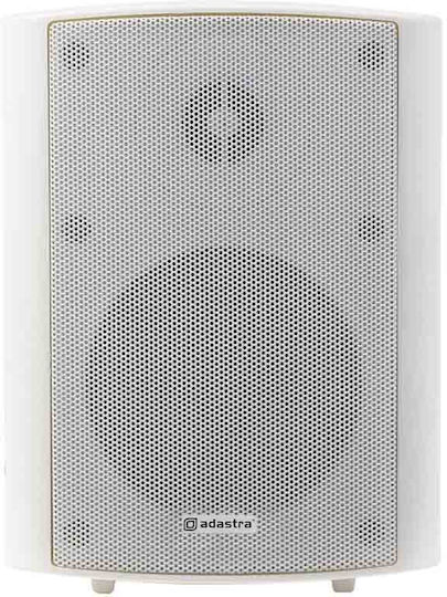 Adastra BP4A-W Αυτοενισχυόμενο Επιτοίχιο Ηχείο 12W (Τεμάχιο) 15x15x19.5εκ. Λευκό