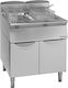 Giorik Fryer Natural Gas Double 18kW Capacity 2x13lt 60x70x90cm