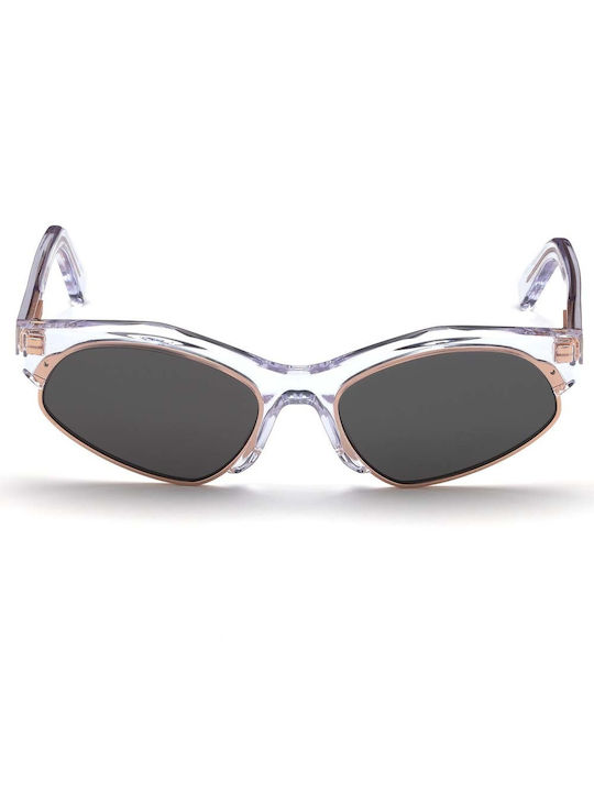 Sportmax Sonnenbrillen mit Transparent Rahmen und Schwarz Linse SM0004-26A