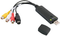 Techly I-USB-VIDEO-700TY Captură video pentru Laptop / PC și conexiune USB-A
