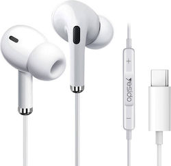 Yesido YH-35 In-ear Handsfree with 3.5mm Connector White