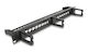 DeLock Patch Panel Keystone για Rack 1U 19" 16 Θυρών Μαύρο