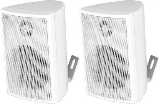 Tele SPS-300 Стенни Високоговорители 60W (Двойка) 9.5x10x14.5см Бели