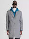 Men's Half Coat Blue