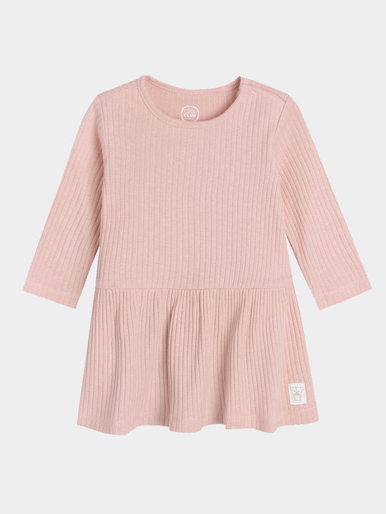 Cool Club Mädchen Kleid Langärmelig Rosa