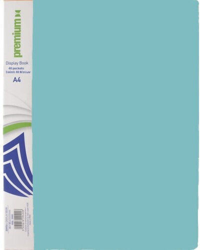 A&G Paper Clipboard Flexible with 40 plastic sleeves Slides for Paper A4 Transparent 1pcs
