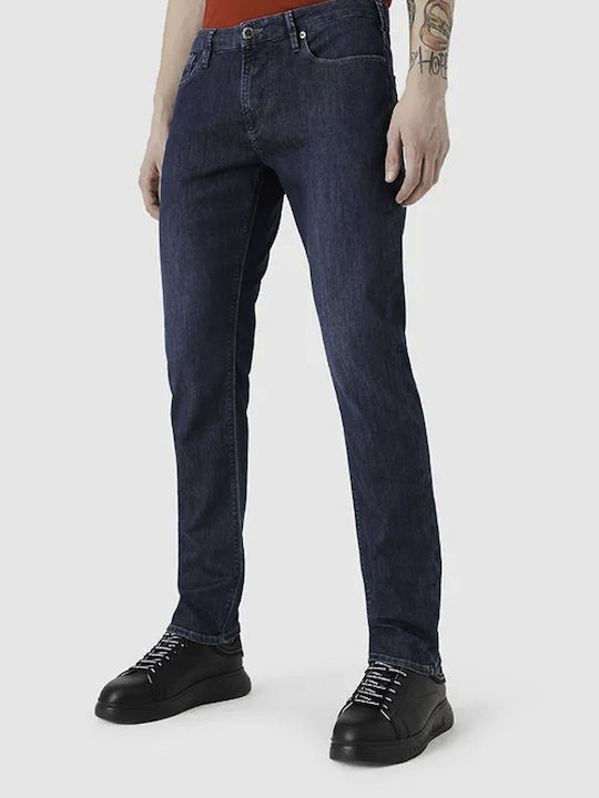 Emporio Armani Ανδρικό Παντελόνι Τζιν Slim Fit Μπλε
