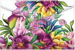 ErichKrause Dosar cu Buton pentru Hârtie A4 Tropical Flowers