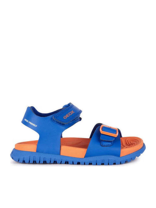 Geox Kids' Sandals J Sandal Fusbetto Anatomic Blue
