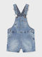 Kinderjeans-Latzhose Blau