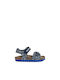 Geox Kids' Sandals Chalki Anatomic Navy Blue