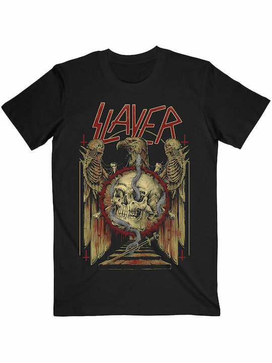 T-shirt Slayer Eagle & Serpent σε Μαύρο χρώμα