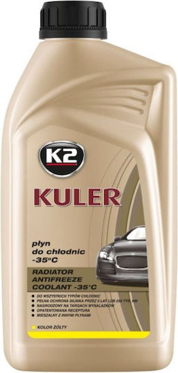 K2 Kuler Ready for Use Engine Coolant for Car -35°C Yellow 1lt