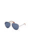 Guess Sunglasses with Silver Metal Frame and Blue Lens GU5209 08V