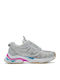Race Strass Combo B Damen Chunky Sneakers Silber