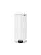 Brabantia NewIcon Stainless Steel Pedal Waste Bin 30lt White