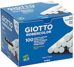 Giotto Set 100 White Chalk