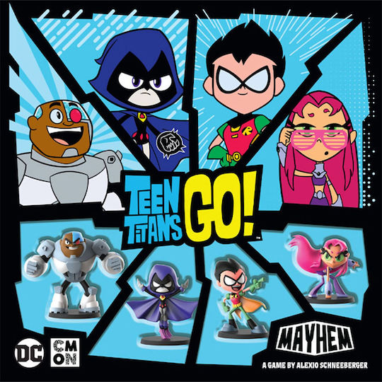 Επιτραπέζιο Παιχνίδι Teen Titans GO! Mayhem για 2-4 Παίκτες 10+ Ετών (EN) Cool Mini Or Not