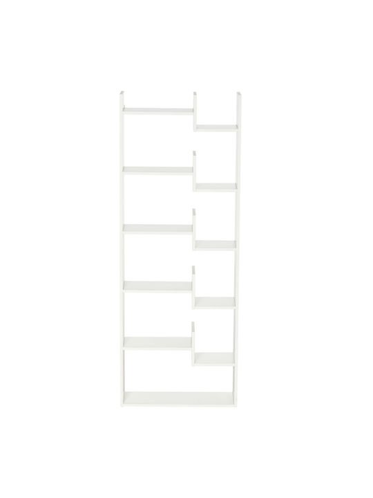 Bookcase 61x23x162.6cm White