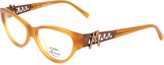 Guess Plastic Eyeglass Frame Cat Eye Brown GM0136 A15