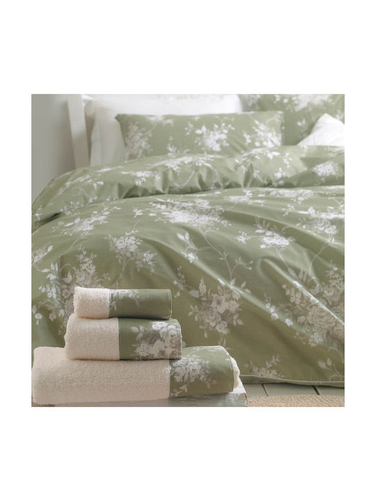 Rythmos Mathilde Pillowcase Set Green 50x70cm.