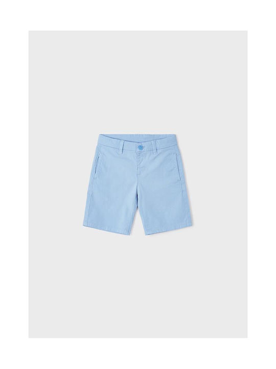 Mayoral Kids Shorts/Bermuda Fabric Light Blue