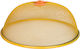 Keskor Food Cover made of Metal 24.5cm in Yellow Color 62111-6 1pcs