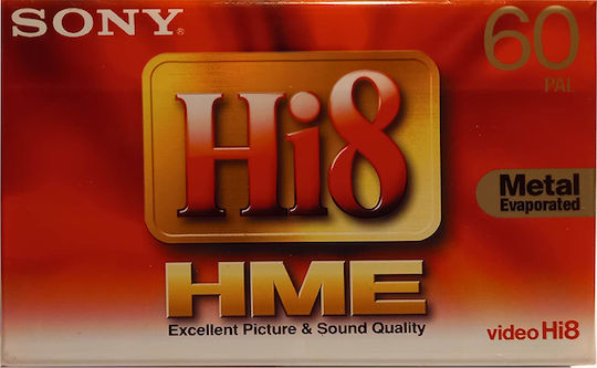 Sony Hi8 Metal Evaporated 60SP Η 120LP
