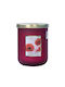 Heart & Home Scented Soy Candle with Love Jar with Scent Poppy Petals & Pink Amber Red 320gr 1pcs