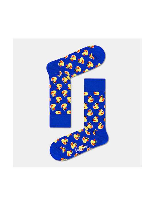 Happy Socks Rubber Duck Men's Patterned Socks Blue